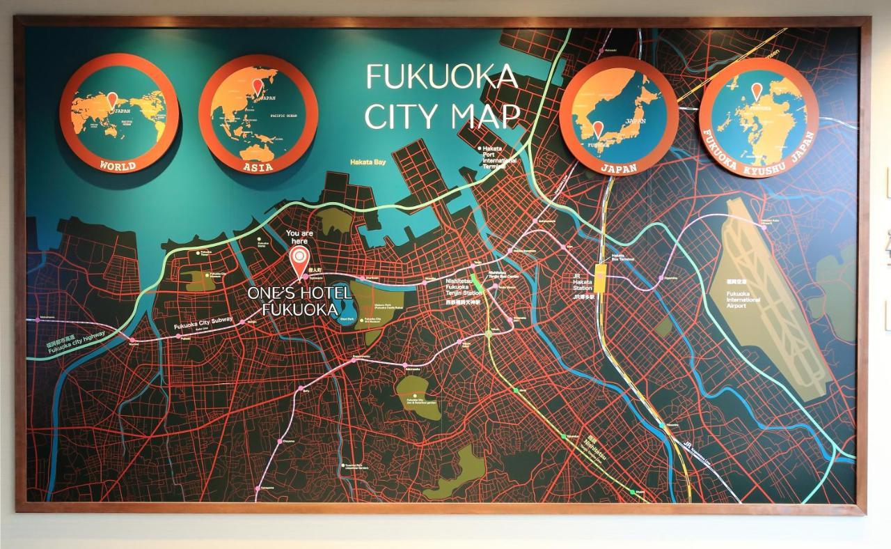 One'S Hotel Fukuoka Eksteriør bilde